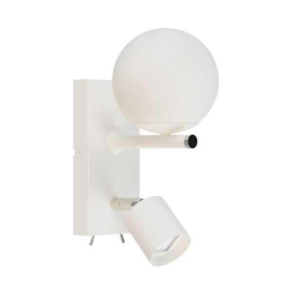 RELLEU blanco 2 luces apto led