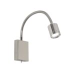 APLIQUE/VELADOR  TAZZOLI cromo 1 luz led