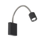 APLIQUE/VELADOR  TAZZOLI negro 1 luz led