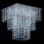 PLAFON YULI cromo 6 luces apto led