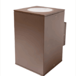 BIDIRECCIONAL D703  fundición aluminio negro 2 luces apto led