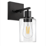 APLIQUE CADIZ negro 1 luz apto led