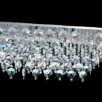 PLAFON CALIFORNIA  cromo 12 luces apto led