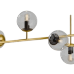 COLGANTE ASKA bronce 6 luces apto led