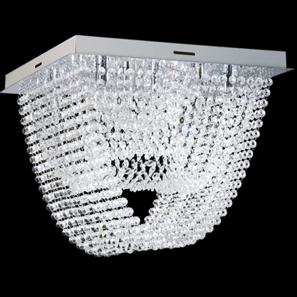 DENIS PLAFON cromo 6 luces apto led