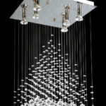 COLGANTE ESTRATOS cromo 6 luces apto led