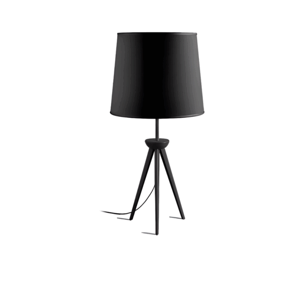 TRiPODE NEGRA 1 luz apto led