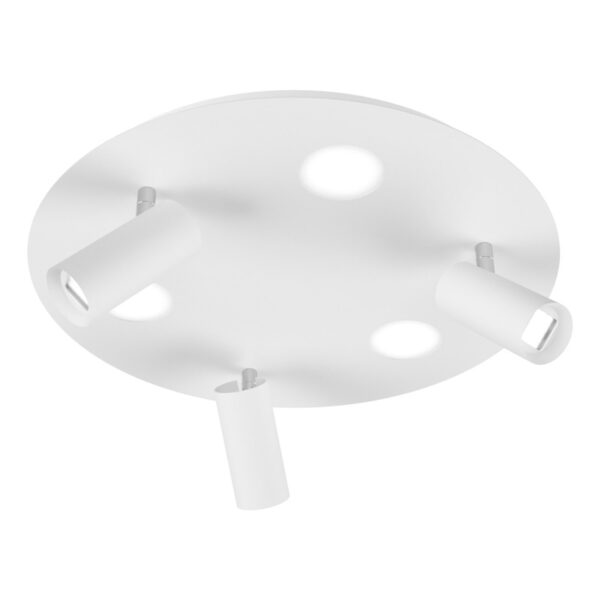 NACHOS + EYE Blanco circular 6 luces led