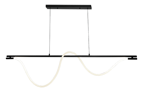 COLGANTE MINIMALISTA NEGRO 42w led