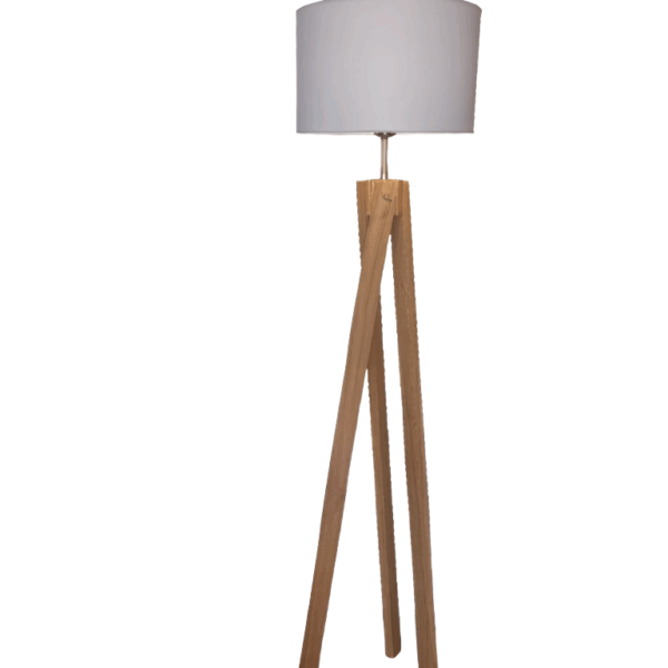 NURVI Lampara pie madera apto led