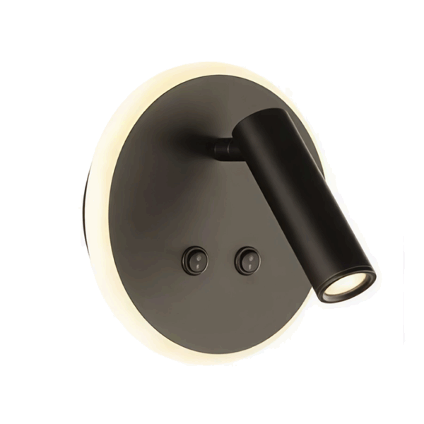 SAGGA Negro aplique 10w led