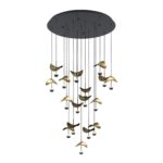 COLGANTE DRACERA CIRCULAR 17 luces led