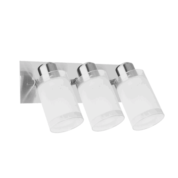 APLIQUE RIO 3 luces Cromo apto led