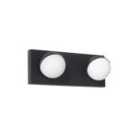 APLIQUE LIO Negro 2 luces led