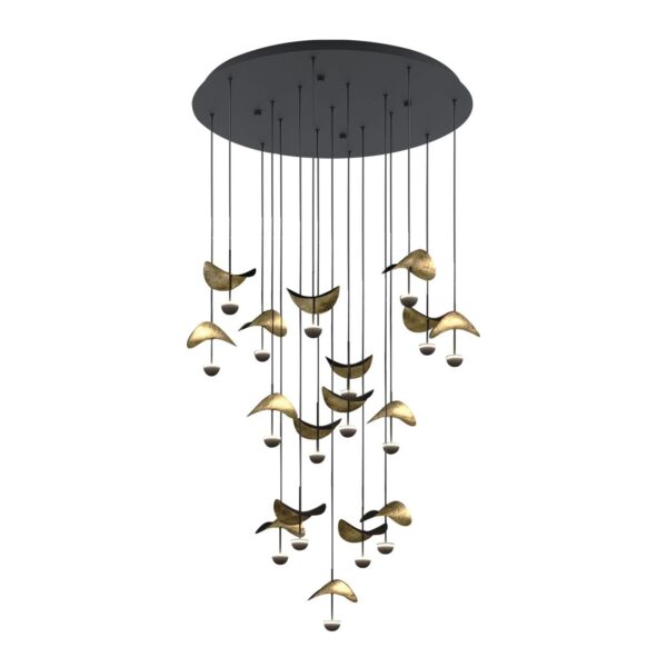 COLGANTE DRACERA Circular 17 luces led