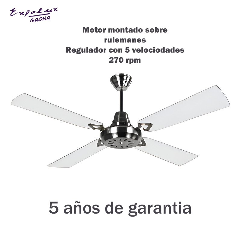 acrilico acero sin luz