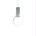 COLGANTE AURA Aluminio 1 luz led