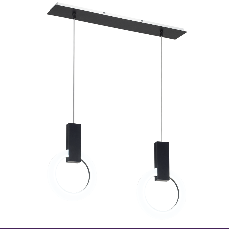colgante 2 luces
