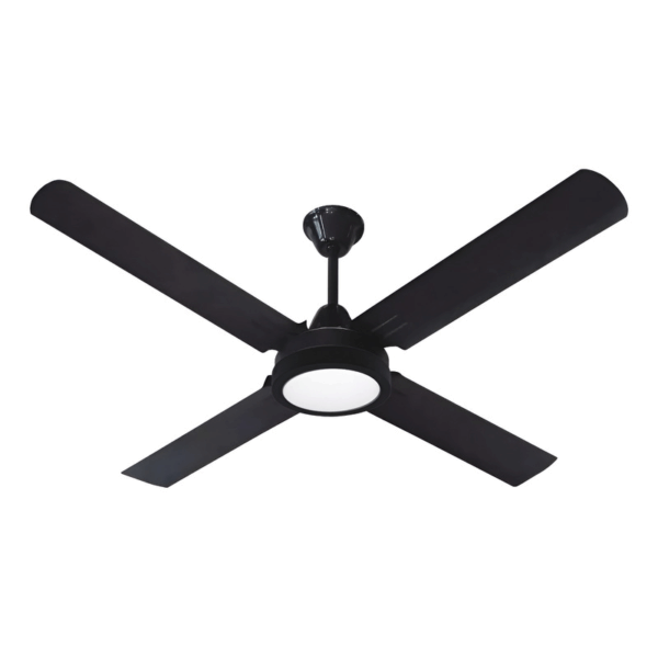 VENTILADOR Palas Metálicas Negro C/luz