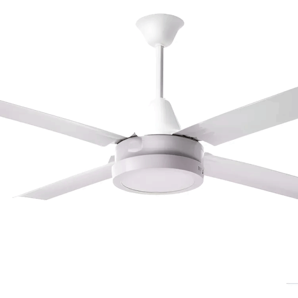 VENTILADOR Palas Metálicas Blanco C/luz