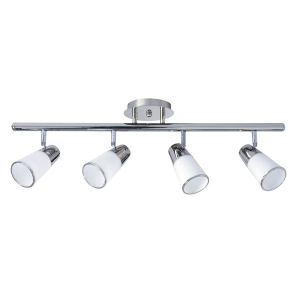 SISTEMA ECO+ Cromo 4 luces apto led