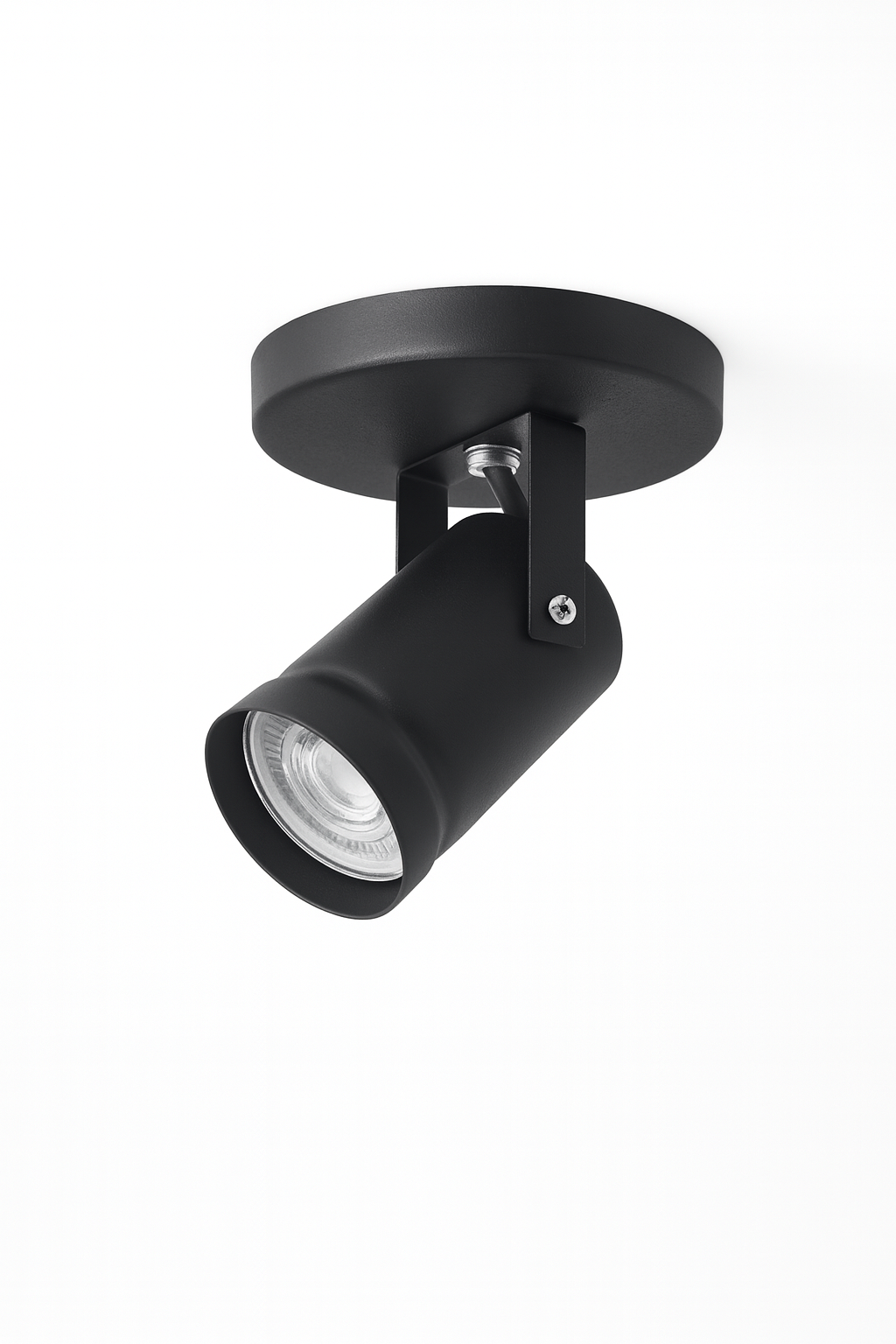 APLIQUE TUBO Negro 1 luz apto led