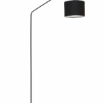 LAMPARA DE PIE BALANCE Negra apto led