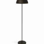 LAMPARA DE PIE LONDRES  Negro apto led