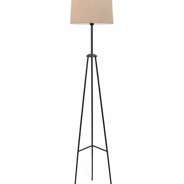 LAMPARA DE PIE SIRIA Negro apto led