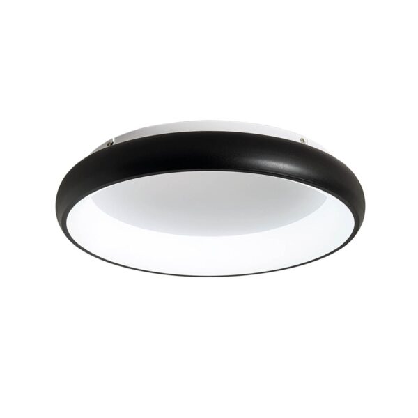 PLAFON BRUCE Blanco/Negro led
