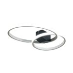 PLAFON AROX Negro y Blanco led