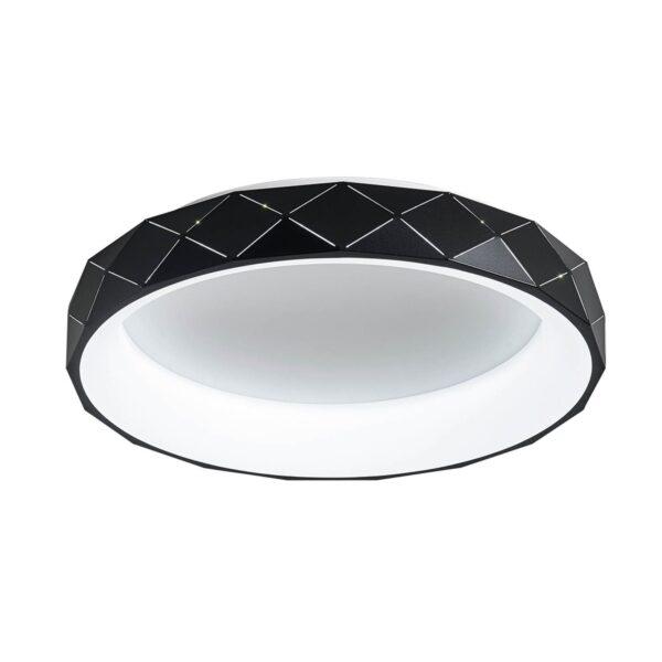 PLAFON KORO Negro led