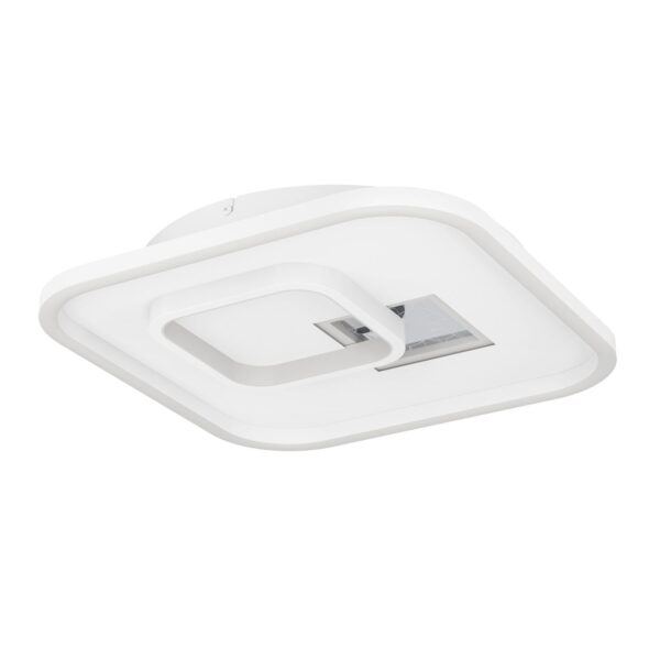 PLAFON TIRIOLO CUADRADO Blanco led
