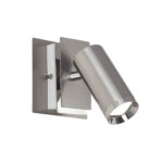 APLIQUE NACHOS 1 luz led acero