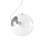 COLGANTE WATER 1 luz cromo