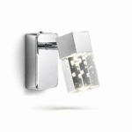 APLIQUE CANTIL 1 luz cromo