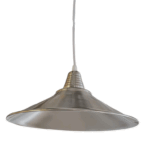 COLGANTE CHAPA 25cm 1 luz acero