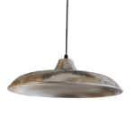 COLGANTE GALPONERO 1 luz acero
