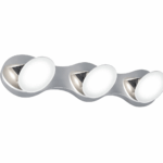 APLIQUE DRON 3 luces cromo