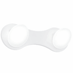 APLIQUE DRON 2 luces blanco