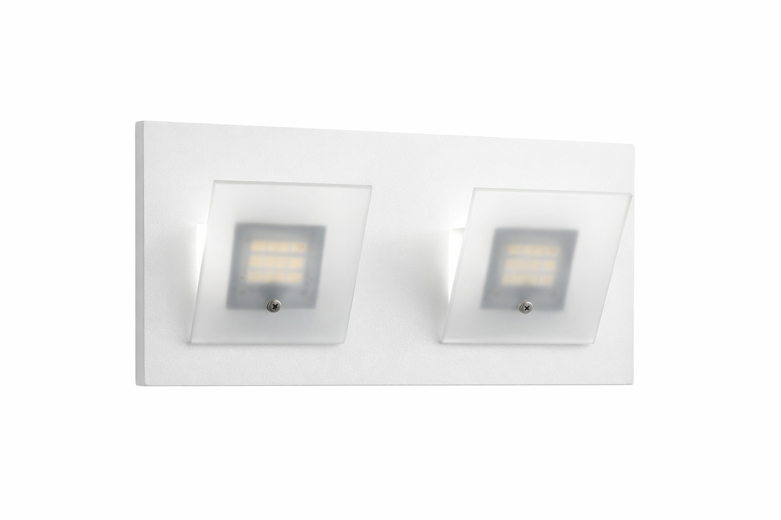 1 APLIQUE WIT 2 luces blanco - Imagen 1