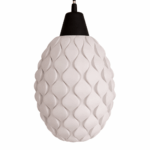 COLGANTE CRESTA 1 luz blanco