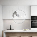 COLGANTE WATER 1 luz cromo - Imagen 2