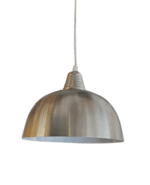 COLGANTE CHAPA 22cm 1 luz acero - Imagen 2