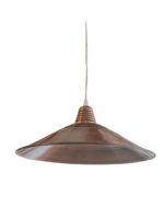 COLGANTE CHAPA 25cm 1 luz cobre - Imagen 2