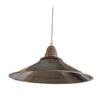 COLGANTE CHAPA 25cm 1 luz bronce viejo