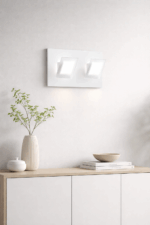 APLIQUE WIT 2 luces blanco - Imagen 2