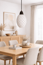 COLGANTE CRESTA 1 luz blanco - Imagen 2