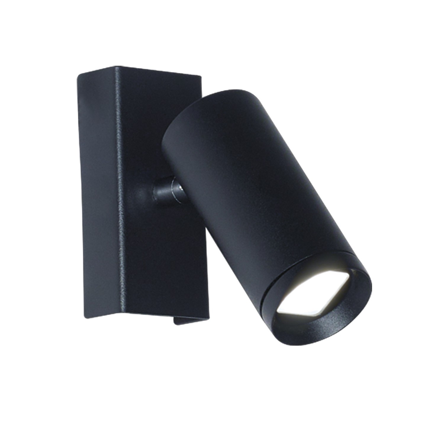 20301 APLIQUE NACHOS 1 luz led negro - Imagen 1