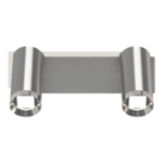 APLIQUE NACHOS 2 luces led acero - Imagen 5